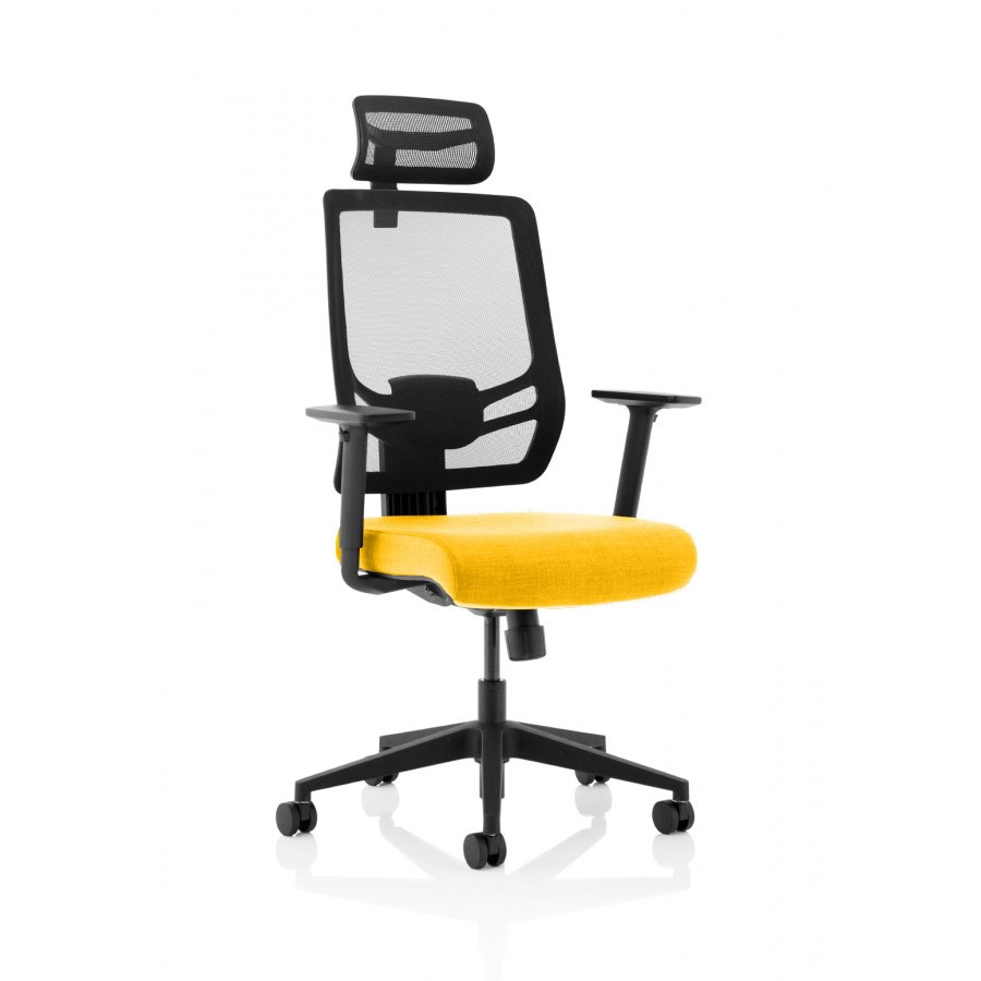 Ergo Bespoke Twist Mesh Back Fabric Seat Office Chair